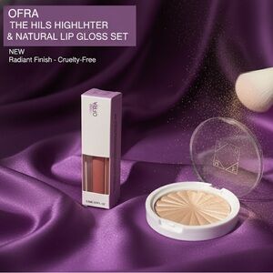 NEW OFRA Glow Up Duo: Hills Highlighter & Natural Gloss Set